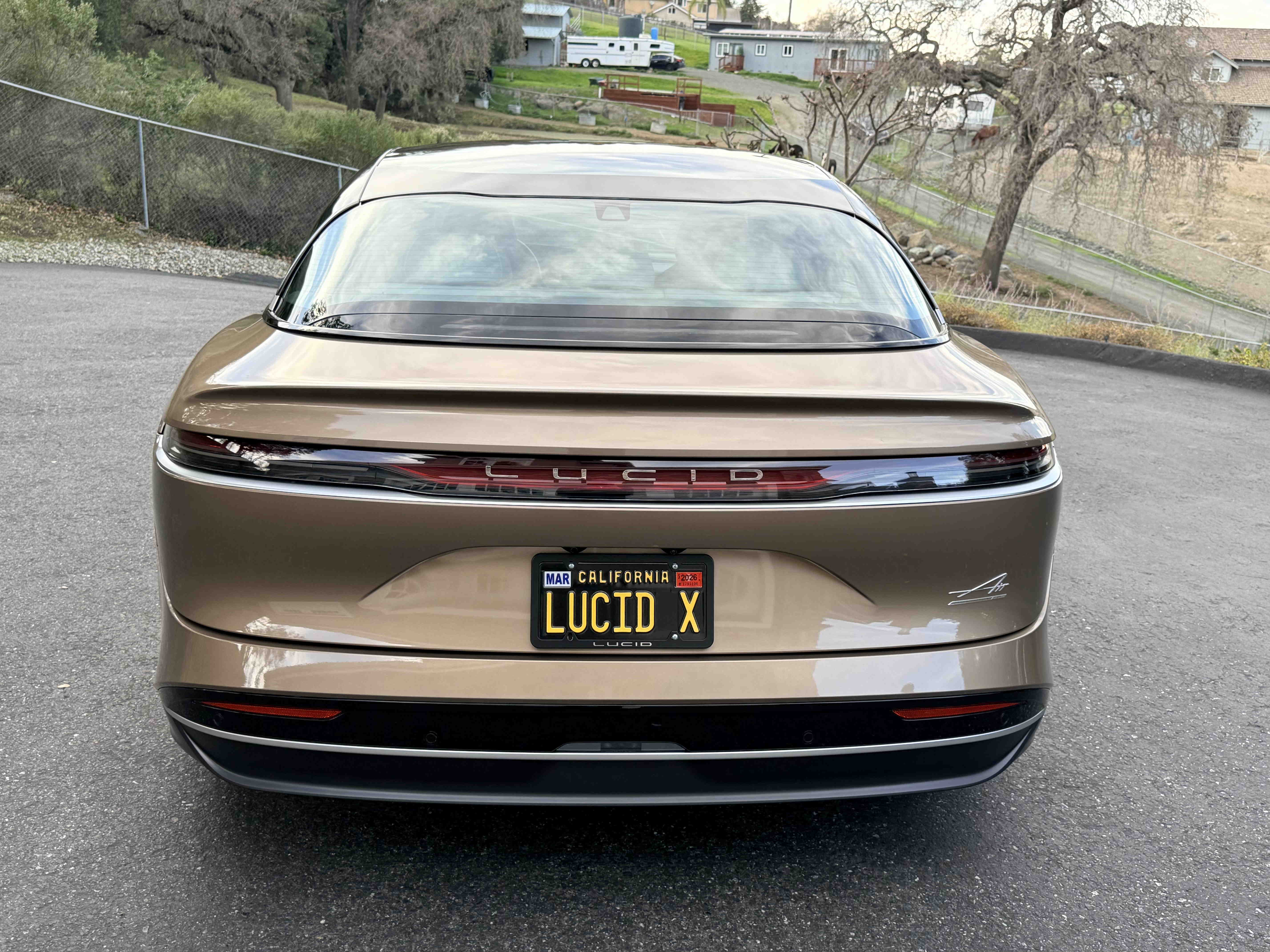 Rear exterior